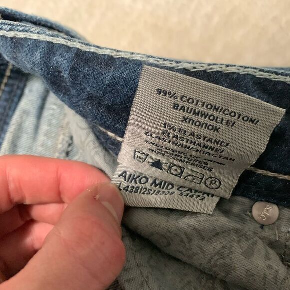 Silver Jeans Aiko Mid Capri Womens Denim Jeans Size 27‎ Pants - Picture 9 of 11